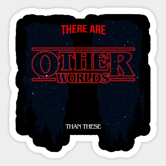 Stranger Worlds Sticker by Paulychilds